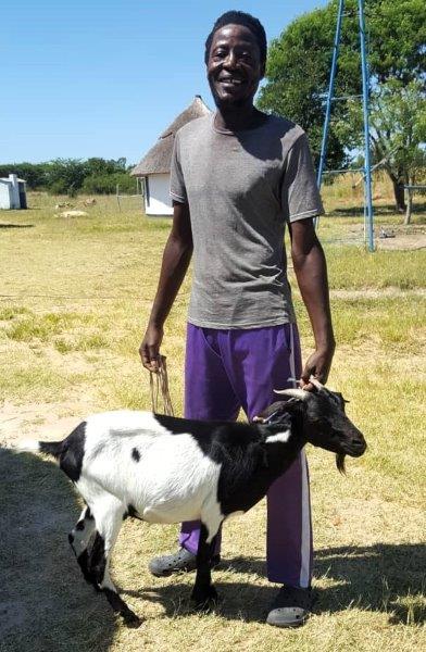 Goat with Kenny