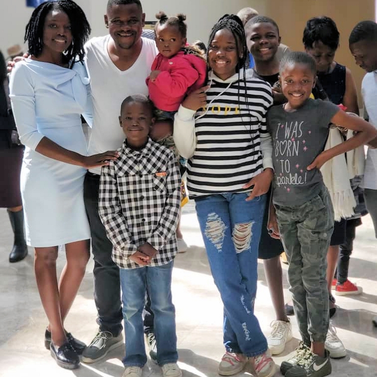 Portia and family picture