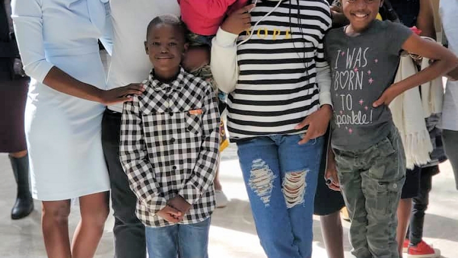 Portia and family picture