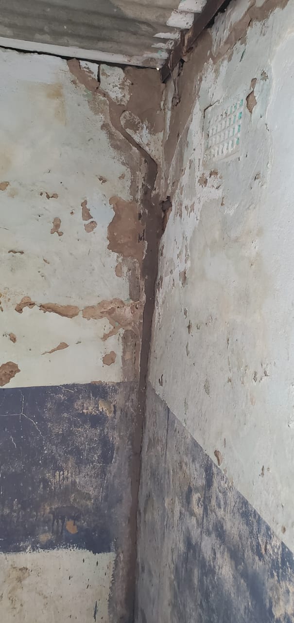 toilet ceiling corner