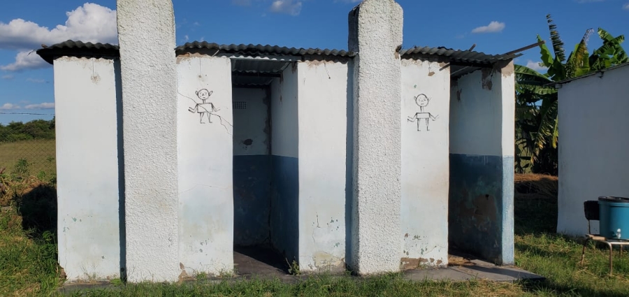 Picture of old toilets at preschool